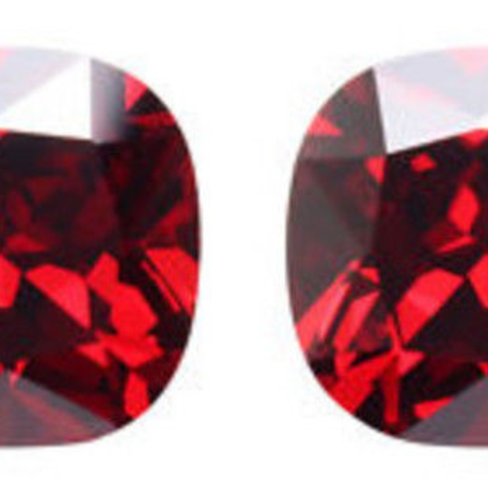 Twins Stone Red Ruby - image 1